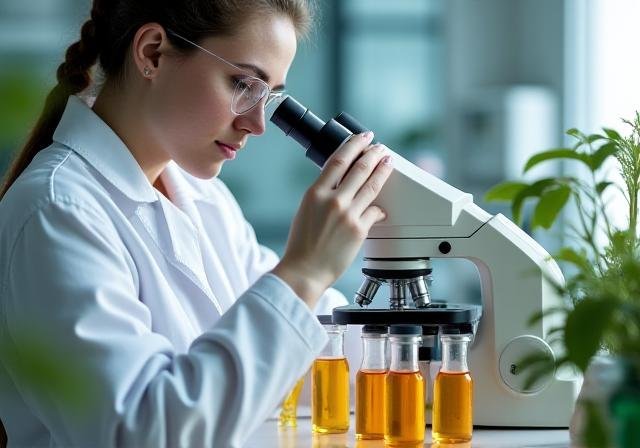 Modern herbal testing laboratory